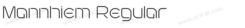 Mannhiem Regular字体转换 Mannhiem Regular字体转换
